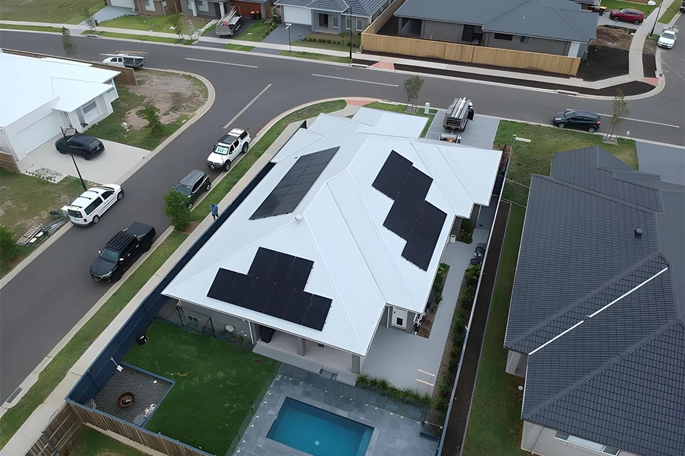 Residential solar installation